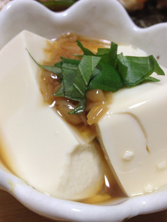 1分で簡単!なめたけの冷奴★-レシピのメイン写真