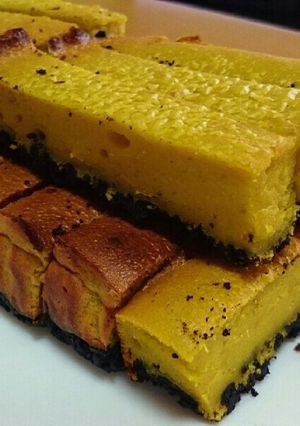 ハロウィン♡かぼちゃオレオチーズケーキ！-レシピのメイン写真