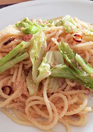 明太子とキャベツの和風パスタ-レシピのメイン写真