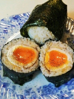 味付け玉子 おにぎり-レシピのメイン写真
