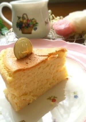 *スフレチーズケーキ*-レシピのメイン写真