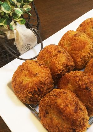 さくっとろ〜お肉たっぷりコロッケ♡♬-レシピのメイン写真