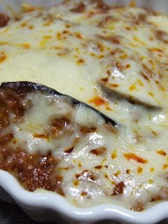 アツアツ!なすのミートチーズ焼き♪-レシピのメイン写真