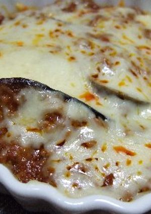 アツアツ！なすのミートチーズ焼き♪-レシピのメイン写真