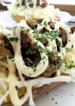 残りのドライカレーとキャベツでポテベジ-レシピのメイン写真