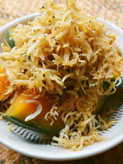 チリメンとカボチャの煮物-レシピのメイン写真