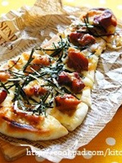 ナンちゃってピザ②照り焼きチキン-レシピのメイン写真