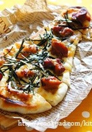 ナンちゃってピザ②照り焼きチキン-レシピのメイン写真
