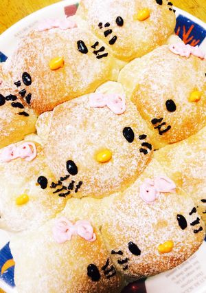 キティちゃんのちぎりパン-レシピのメイン写真