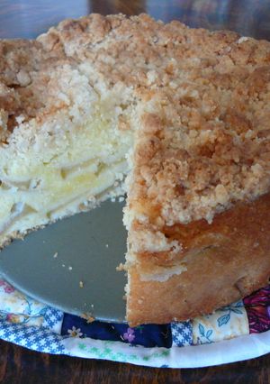 カシューナッツでクランブルアップルケーキ-レシピのメイン写真