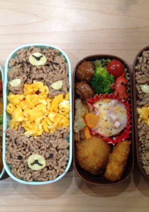 リラックマ そぼろ弁当☆-レシピのメイン写真