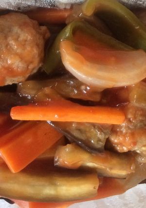冷凍肉団子で簡単酢豚風-レシピのメイン写真