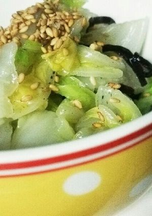 簡単&節約 塩昆布と胡麻油のやみつき白菜-レシピのメイン写真