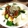 【冷たいおかず】長芋とキュウリの梅醤油