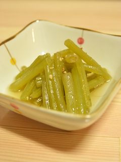 美味!芋のつるの煮浸し-レシピのメイン写真