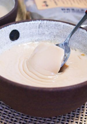 遊月亭黒豆茶レシピ☆とろとろ黒豆茶プリン-レシピのメイン写真