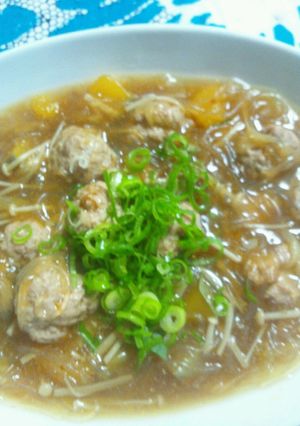 肉団子と春雨の中華煮-レシピのメイン写真