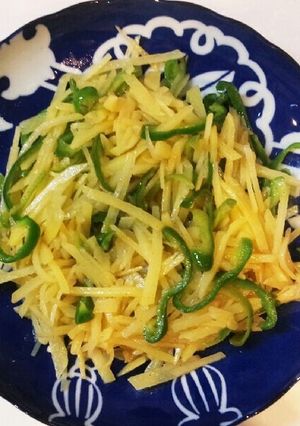 じゃがいもとピーマンの炒め物-レシピのメイン写真