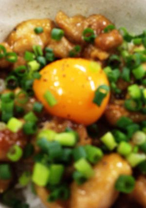 鶏丼<やよい会>-レシピのメイン写真