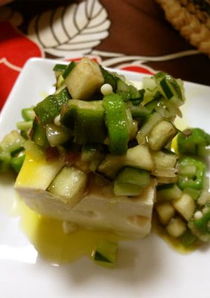 イタリアンな山形のだしやっこ-レシピのメイン写真