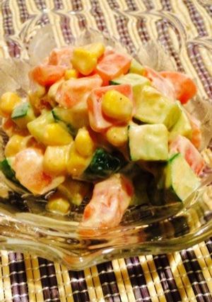 メキシカン グリーンサラダ-レシピのメイン写真