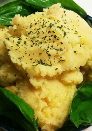 バジルでタラモサラダ-レシピのメイン写真