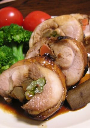 簡単！和風ロールチキン-レシピのメイン写真