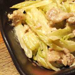 豚肉とセロリのマヨネーズ炒め-レシピのメイン写真