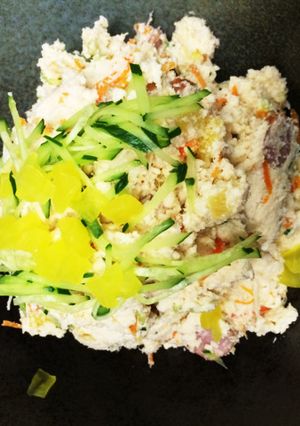 おからサラダにポリポリ沢庵-レシピのメイン写真