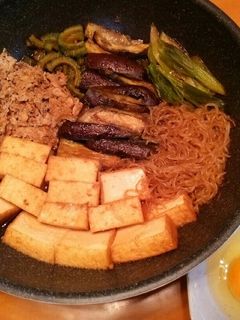 ゴーヤとナスのすき焼き風-レシピのメイン写真