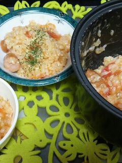 余り御飯でフレッシュとまとリゾット風-レシピのメイン写真