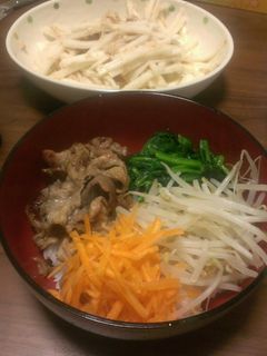 簡単!焼肉のタレで丼!-レシピのメイン写真