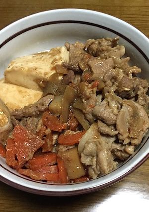 豚汁的肉豆腐-レシピのメイン写真