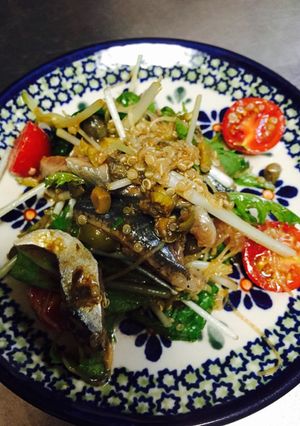 サンマと野菜のタプナードサラダ仕立て-レシピのメイン写真