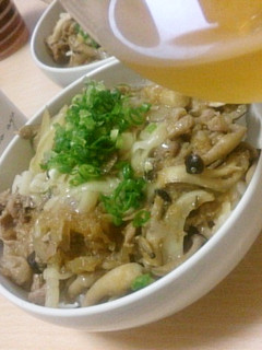 ワインに合う♪きのこたっぷり豚丼-レシピのメイン写真