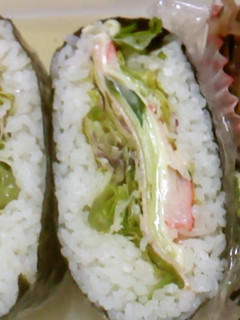 コンビニのカット野菜でおにぎらず♡♡-レシピのメイン写真