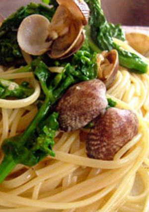菜の花とアサリのパスタ-レシピのメイン写真