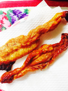ワンコのおやつ♪鶏皮せんべい-レシピのメイン写真