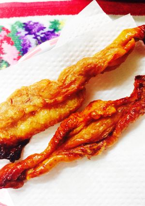 ワンコのおやつ♪鶏皮せんべい-レシピのメイン写真