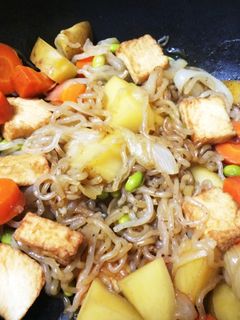 ベジタリアンも大丈夫!簡単肉じゃが風煮物-レシピのメイン写真