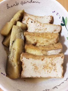 ナスと厚揚げの揚げ浸し-レシピのメイン写真