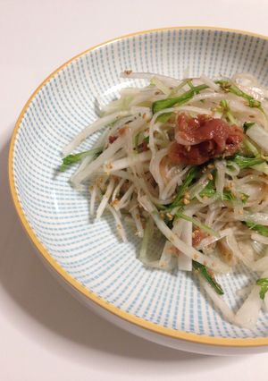 箸がとまらない！梅干し大根サラダ-レシピのメイン写真