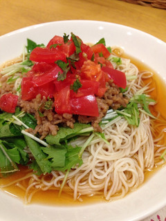 レンジで5分☆簡単肉味噌そうめん-レシピのメイン写真