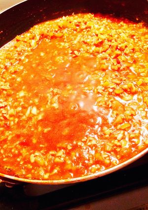 鶏ひき肉でヘルシー☆簡単ミートソース-レシピのメイン写真
