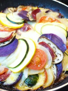 野菜のミルフィーユピザ風-レシピのメイン写真