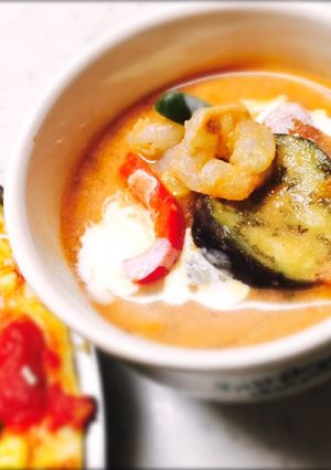 簡単！栄養満点！余った野菜で豆乳スープ-レシピのメイン写真