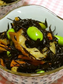 枝豆入りひじきの炒め煮★お弁当にも-レシピのメイン写真