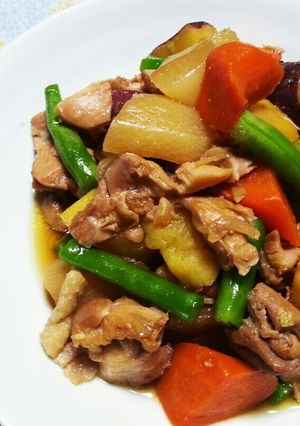 簡単計量☆鶏と根菜の煮物（圧力鍋使用）-レシピのメイン写真