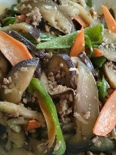 なすとひき肉の味噌炒め☺-レシピのメイン写真