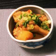 手羽元とじゃがいもの煮物-レシピのメイン写真